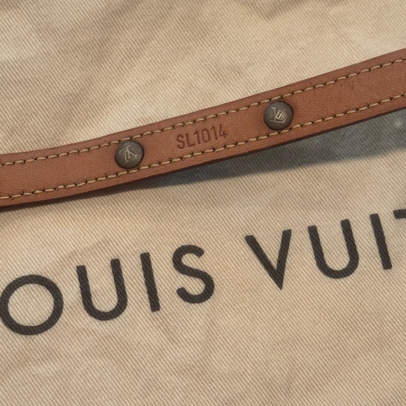 Louis Vuitton Leash & Collar SET Authentic Lead Pet Dog Signature Monogram LV - Picture 14 of 14